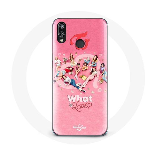 Coque Pour Huawei P20 Lite Twice Logo Rouge Affiche What Is Love