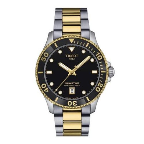 Tissot - Montre Homme Seastar Noir T1204102205100 - Argenté