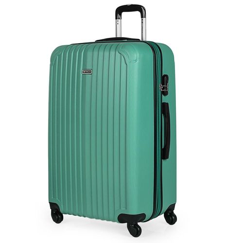 Valise Trolley 76 Cms En ABS. Rigide Et Légère. Poignée Télescopique, 2 Anses Rétractables, 4 Roues. Taille Grande XL. Cadenas À Combinaison T71570