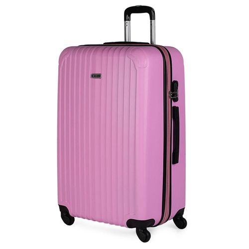 Valise Trolley 76 Cms En ABS. Rigide Et Légère. Poignée Télescopique, 2 Anses Rétractables, 4 Roues. Taille Grande XL. Cadenas À Combinaison T71570
