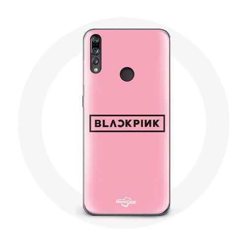 Coque Pour Huawei P30 Lite Blackpink Groupe De K-Pop Logo Fond Rose
