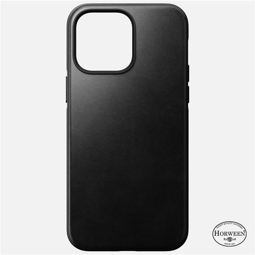 Coque Nomad Modern Horween Magsafe Cuir Noir Iphone 14