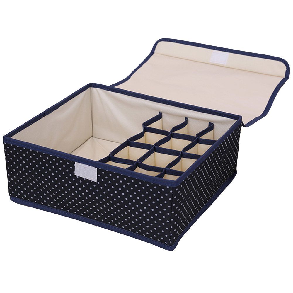 Boîte De Rangement Pliable 2 En 1 Organisateur De Placard Pour Sous-Vêtements Et Soutien-Gorge Pour Chaussettes Cravates Lingerie Uniquement 1 Pièces