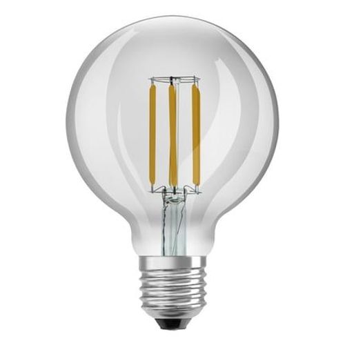 Osram - Ampoule Globe 9,5 Cm Clair 4 W=60 E27 - Blanc Chaud - Blanc