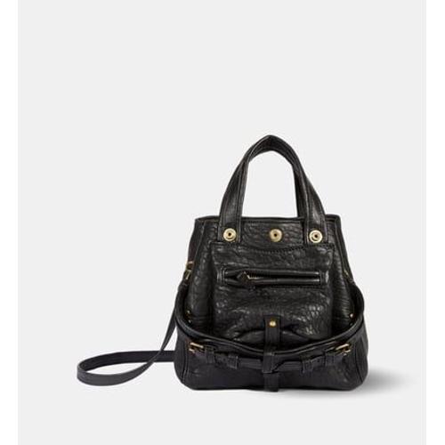 Jérôme Dreyfuss - Mini sac besace Billy en cuir - Noir