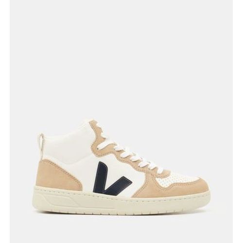 Veja - Baskets Montantes V-15 Cuir - Beige - 37