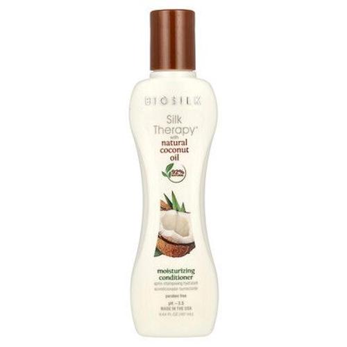 Biosilk, Silk Therapy® À L'huile De Noix De Coco Naturelle, Après-Shampooing Hydratant, 167 Ml 