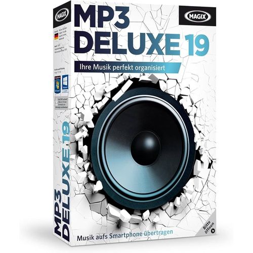 Magix Mp3 Deluxe 19 - Gestion Et Organisation De Musique | Clé De Licence | Éditeur Audio Avancé