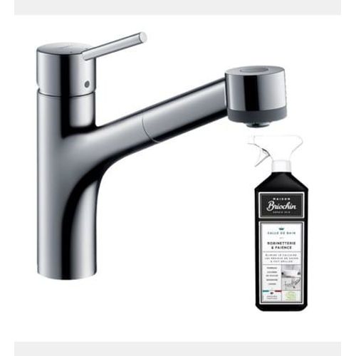 Hansgrohe - Robinet de cuisine avec douchette HANSTalis M52 170 2 jets chromé + nettoyant Briochin - Rose