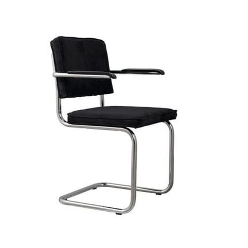 Zuiver - Fauteuil Ridge Rib Noir - Noir