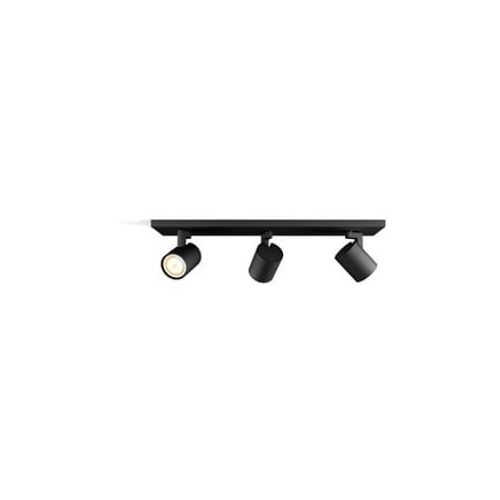 Philips - Spot Connecté 3 Têtes - Philips Hue - Runner 3 X 5,5w Et Télécommande Noir - Noir