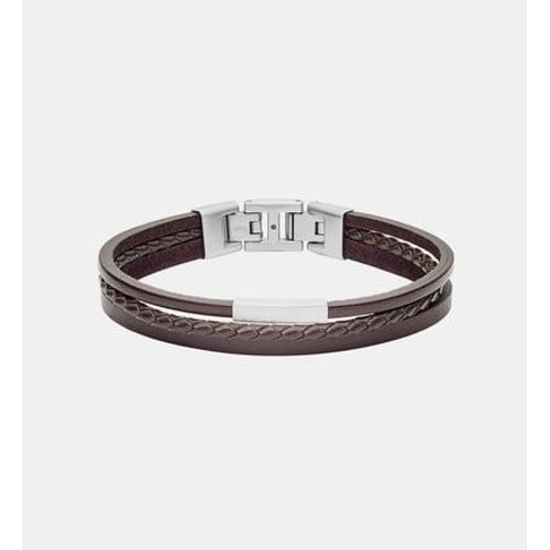 Fossil - Bracelet Homme Vintage Casual Marron Jf03323040-Par - Marron