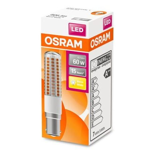 Osram - Ampoule Led Tubulaire Spéciale T B15d 6.3w=60 Chaud - Multicolore