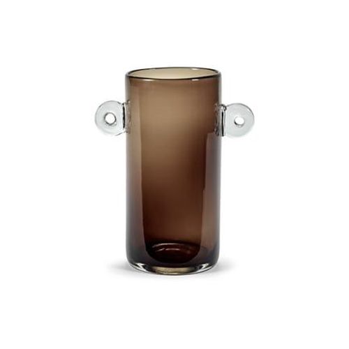 Serax - Vase Wind & Fire verre marron foncé Ø13,5 x 31 cm - Marron