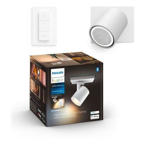 Philips - Spot Connecté 1 Tête - Philips Hue - Runner 5,5w Et Télécommande - Blanc - Multicolore