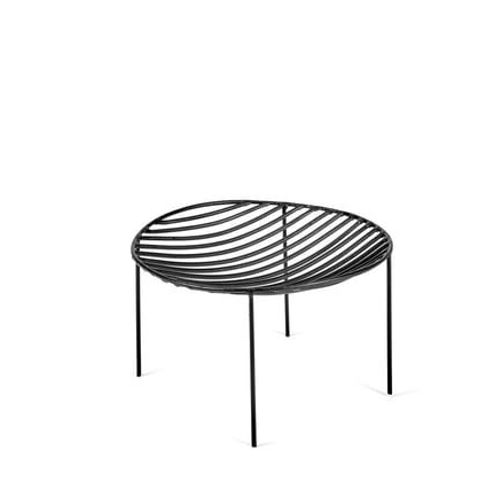 Serax - Corbeille à fruit carrée Nana noir 25 x 25 x 12,5 cm - Noir
