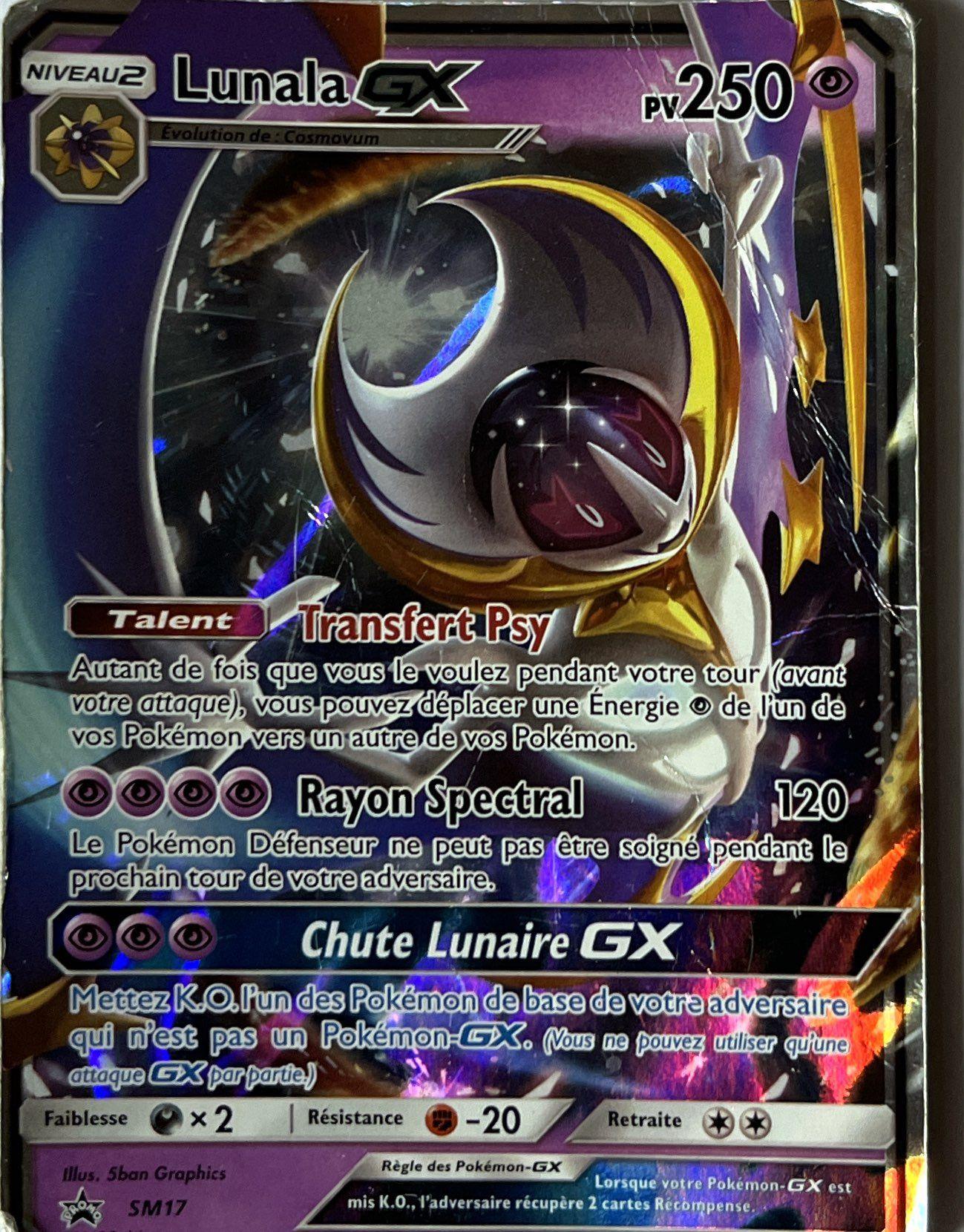 Mavin  Carte POKEMON - Lunala GX PV 230 SM103 promo - FR