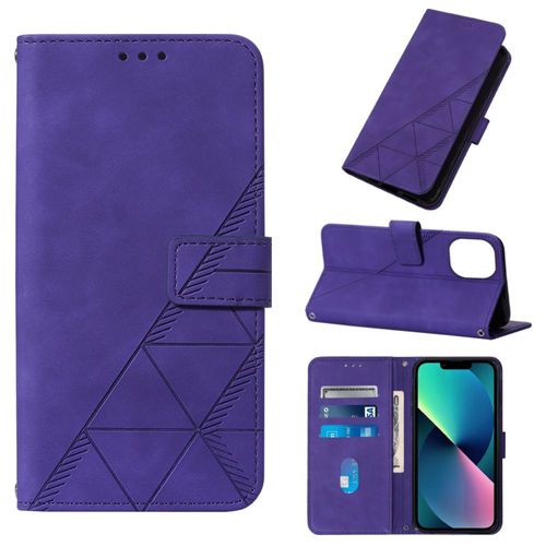 Coque Iphone 14,Etui Pour Iphone 14,Coque En Cuir Pour Iphone 14,Convient A Etui La Iphone 14,Violet