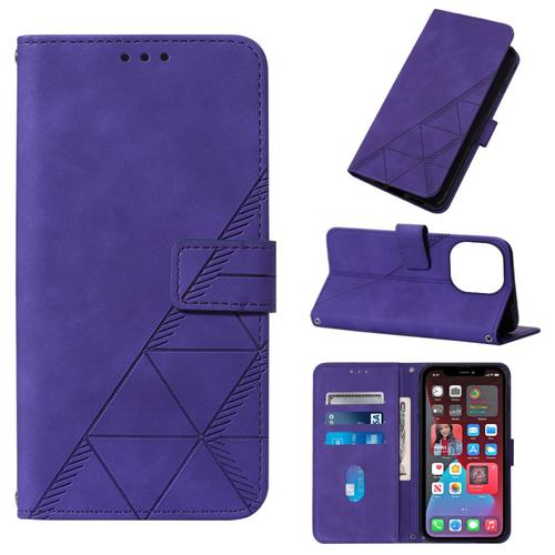 Coque Iphone 14 Pro,Etui Pour Iphone 14 Pro,Coque En Cuir Pour Iphone 14 Pro,Convient A Etui La Iphone 14 Pro,Violet