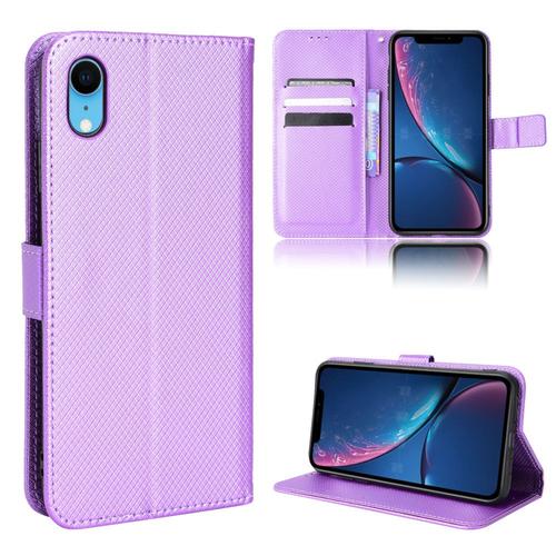 Coque Iphone Xr,Etui Pour Iphone Xr,Coque En Cuir Pour Iphone Xr,Convient A Etui La Iphone Xr,Violet