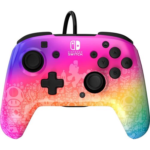 Manette Filaire Pdp Rematch Super Mario Pour Nintendo Switch