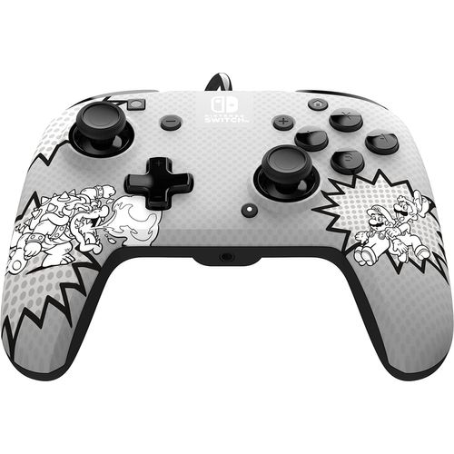 Manette Filaire Pdp Rematch Comic Strip Super Mario Pour Nintendo Switch