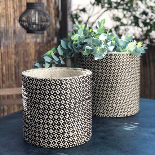 Set De 2 Paniers Ronds En Pandan