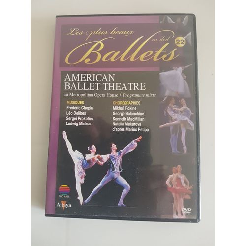 American Ballet Theatre Au Metropolitain Opera House : Programme Mixte Collection Les Plus Beaux Ballets No 22