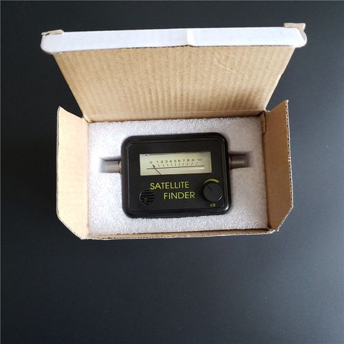Satellite Finder Find ment Signal Meter Receptor JS-SF01 pour Sat Dish TV LNB numérique TV Signal Amplifier Satfinder - Type Black-JS-SF01