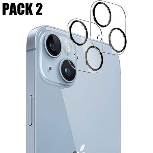 2 X Protection Camera D'objectif En Verre Trempe Pour Iphone 14 Plus (6,7'')