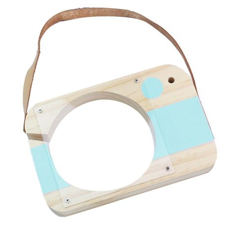 Mini Pot D'épargne En Bois Créatif En Forme D'appareil Photo, Décoration De Bureau, Chambre À Coucher, Boîte De Rangement D'accessoires Photo Pour La Maison (Blanc) 23x18cm,Vert