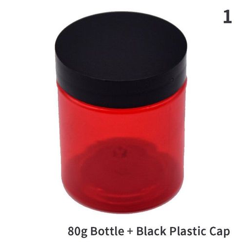 Pot Vide En Plastique Rouge Pour Crème De Voyage, Contenants Cosmétiques, Conteneurs En Gros, Boîte De Rangement À Domicile