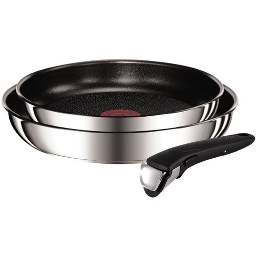 Tefal Ingenio Set De 2 Poêles + Poignée Antiadhésif, Induction L9409202