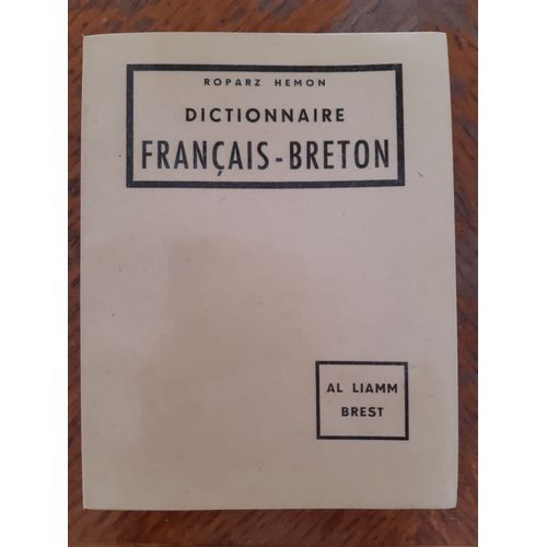 Dictionnaire Français-Breton Roparz Hemon