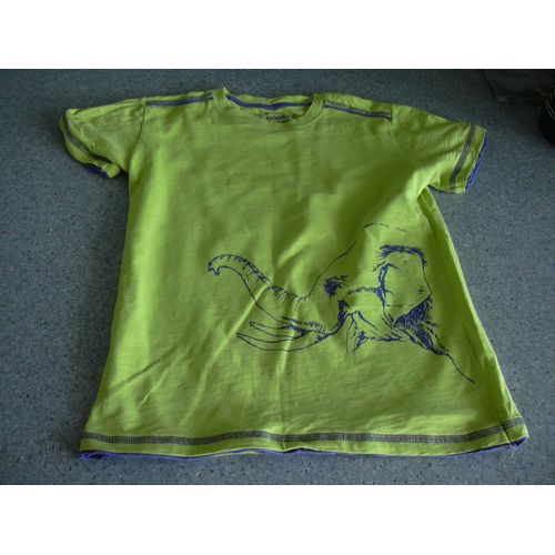 T-Shirt Vert Et Violet "T- 10 Ans" 3 Suisses