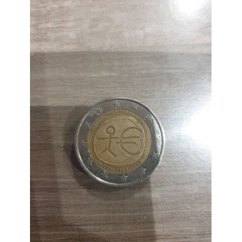 Pièce De 2 Euros Commémorative De La République Française Uem 1999-2009