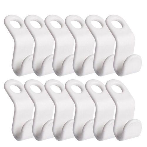 Mini Cintre Pour Vêtements, 12 Pièces/Ensemble, Connecteur, Crochet En Cascade, Organisateur De Garde-Robe Et De Placard