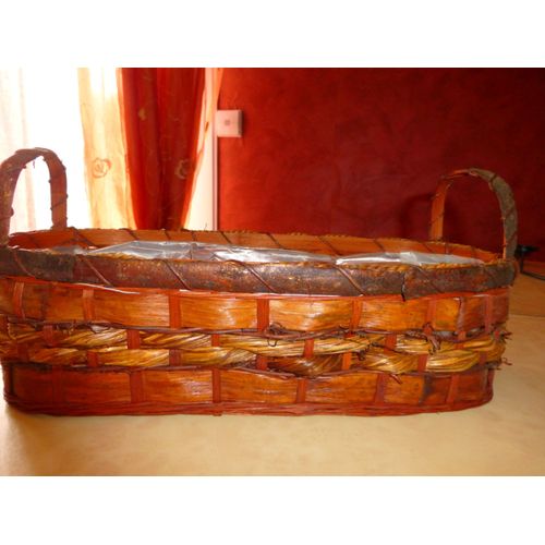 Panier Oval En Osier