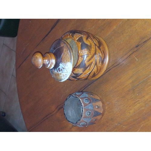 Boite Et Pot En Bois Olivier