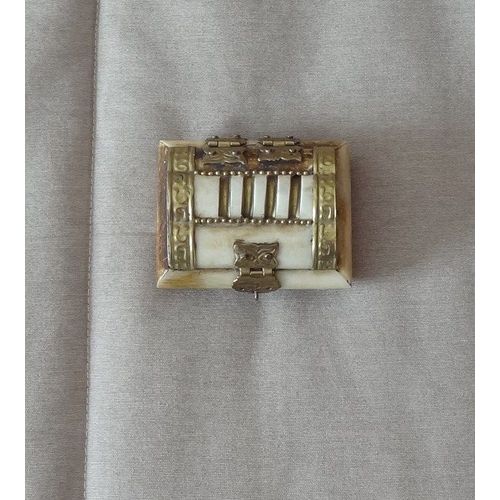 Boîte Bijoux Corne Véritable