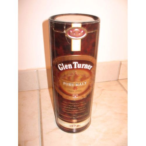 Boite Métal Whisky Glen Turner