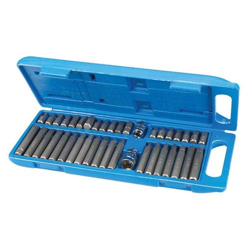 COFFRET DE 40 EMBOUTS TORX, ALLEN, XZN, AVEC DOUILLES PORTE EMBOUTS