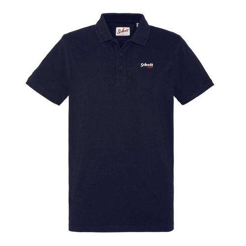 Polo Marine Homme Schott S0022