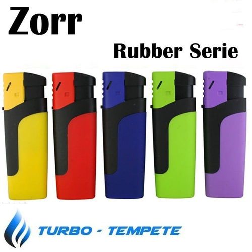 Briquet Tempête Turbo Zorr Rubber Serie Yellow