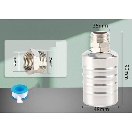 Vanne à flotteur en acier inoxydable 1/2,3/4 "",contrôle entièrement automatique du niveau d'eau,304 - Type A 3-4