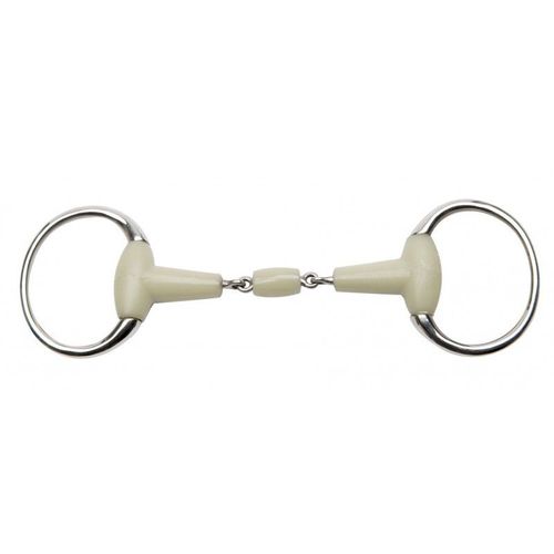 Mors Olive Feeling Flexi Double Brisure - Taille : 115 Mm, Pour Cheval