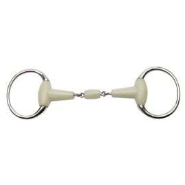 Mors Olive Feeling Flexi Double Brisure - Taille : 115 Mm, Pour Cheval