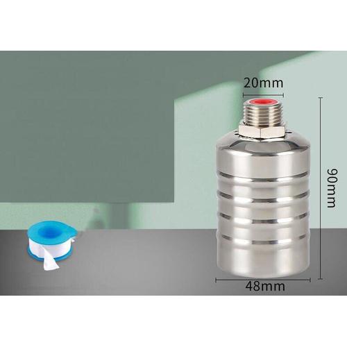 Vanne à flotteur en acier inoxydable 1/2,3/4 "",contrôle entièrement automatique du niveau d'eau,304 - Type B 1-2