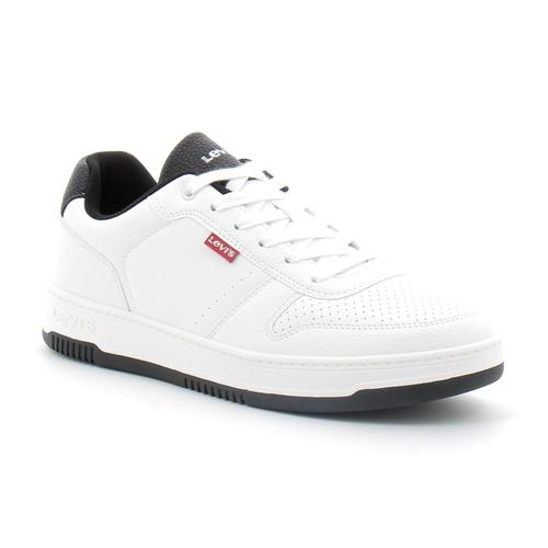 Levis Shoes Basket Basse Lacet Pour Drive Blanc