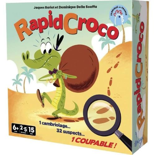 Rapidcroco - Asmodee - Jeu D'enquete - 32 Suspect 1 Coupable